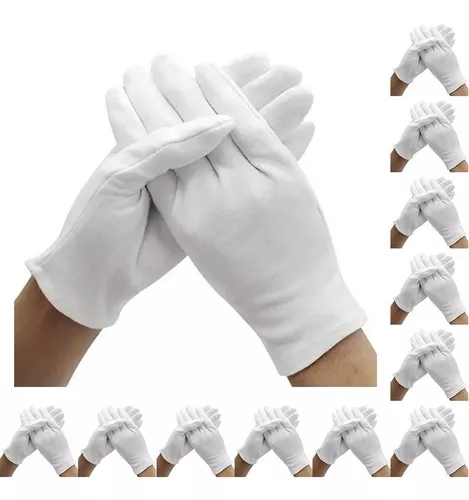 Guantes Algodon Blanco