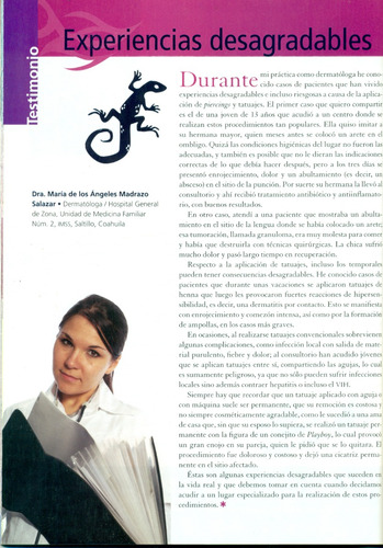 Revista A Tu Salud No. 53 Julio 2008 Tatuajes (Usado)