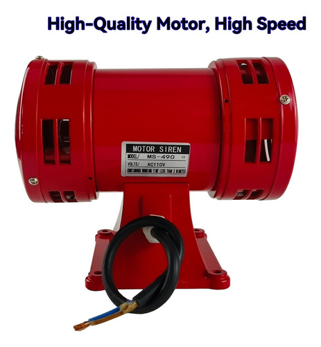 Sirena Raid, Alarma De Sirena De 110 V, 150 Db, 60 Hz, Siren