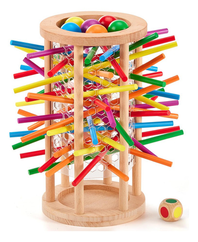 Montessori Juegos De Mesa Para Niños De 4-6-8-12, 48 Palos D