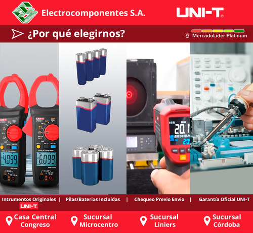 Pinza Amperométrica De Corriente De Fuga 600a Uni-t Ut251c