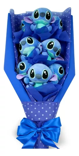 Stitch De Peluche Cabezon Gigante Kawaii Grande Piel Durazno