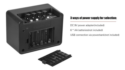 Imagen 8 de 9 de Nux Mighty Lite - Mini Amplificador Para Guitarra Eléctrica