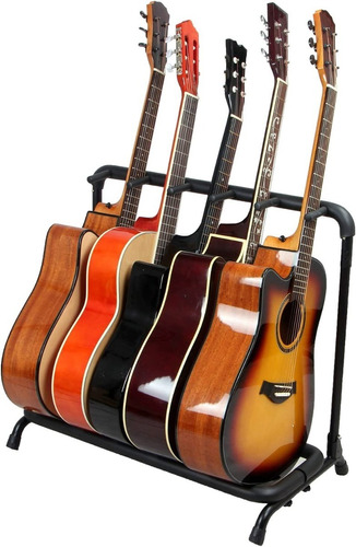 Base Robusta Para 5 Guitarras Metálica Importada Hebikuo