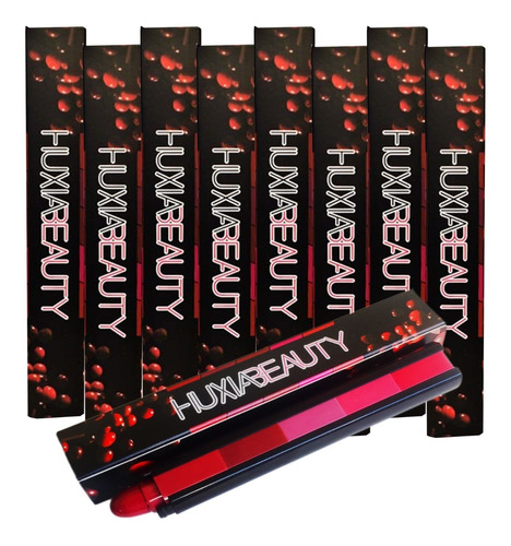  Labiales 5 En 1 Colores Mate Intercambiable Mayoreo 10 Pack