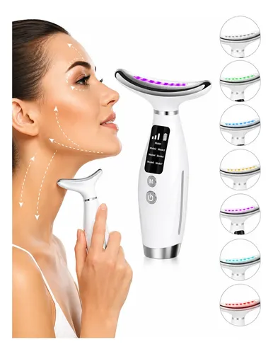 Massageador Facial Massageador Facial Lift Anti Ruga Skincare Rosto Pescoço Led B