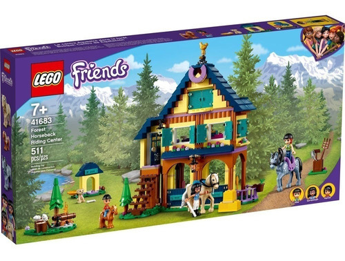 Kit Lego Friends Bosque Centro De Equitación 41683 +7 Años Cantidad De Piezas 511