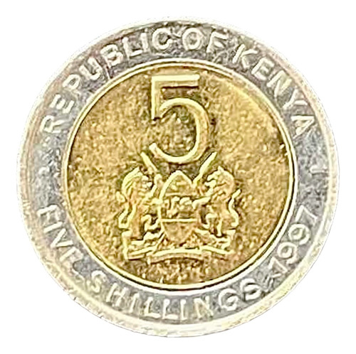 Kenia - 5 Shillings - Año 1997 - Km #30 - Arap Moi