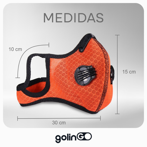 Cubrebocas N95 Lavable Reusable 2 Válvulas Deportivo 3 Pzas