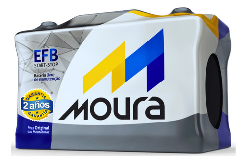 Bateria Efb Moura 140amp 80a/h. Start-stop Colocada