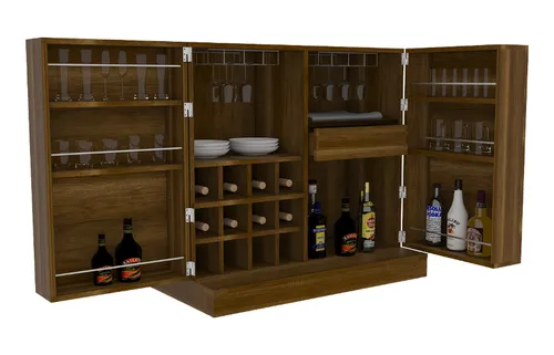 Mueble Bar Sintra, Caramelo