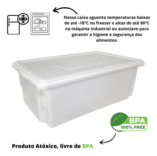 Bandeja Organizadora Açougue Camera Fria 25 Lts Empilhavel