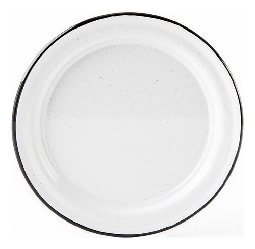 Juego 4 Platos 30 Cm Peltre Blanco Jaspeado Cinsa 315628 Blanco Plato Plano Base