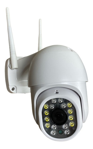 Câmera de segurança Genérica 360 PTZ360 com resolução de 2MP visão nocturna incluída branca