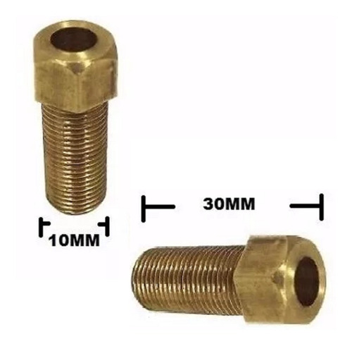 Imagem 2 de 4 de Poço De Proteção Termométrico 30mm - 2 Peças - Tholz