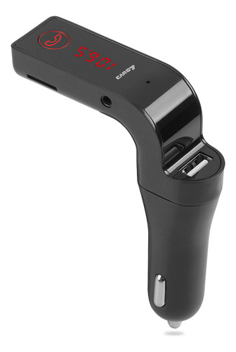 Receptor Bluetooth Autos Transmisor Car G7. Carga Usb Negro