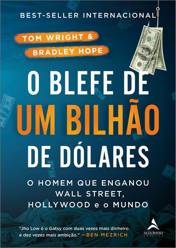 O blefe de um bilhão de dólares, de Hope, Bradley. Starling Alta Editora E Consultoria  Eireli, capa mole em português, 2019