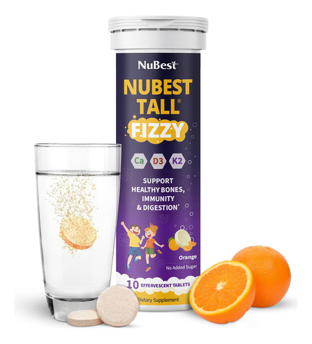 Nubest Tall Fizzy Multivitamínico Efervescente Niños 10 Tabs