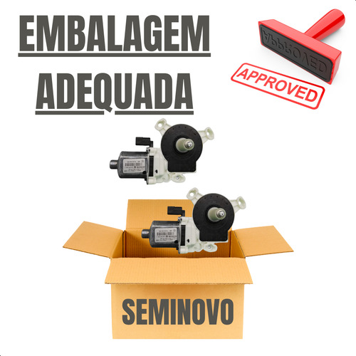 Kit 2 Motores Vidro Bosch Le Vw Gol G5 G6 G7 G8 2008 A 2023