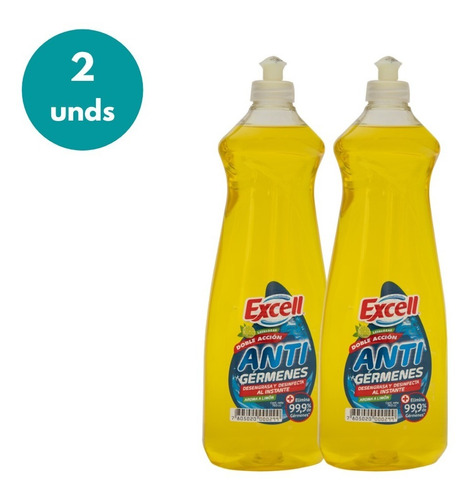 Lavalozas Concentrado Antigérmenes Excell X2 750 Ml