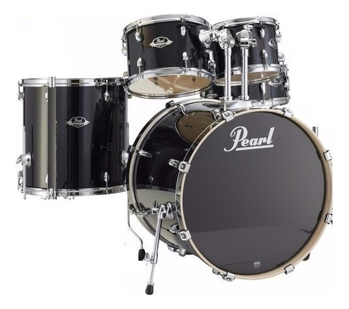 Pearl Exl725p Export Laqued Bateria 5 Cuerpos 22 12 13 16 14 Color Black Smocke