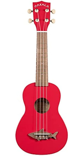 Kala Mkssred Makala Shark Soprano Ukelele Red