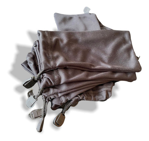 Kit 3 Saquinhos Para Óculos Preto Resistente Atacado Premium