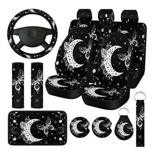 Fiada 15 Pcs Moon Star Car Seat Cubre El Juego B7gsx