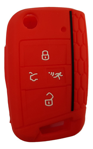 Funda Llave Silicon 4 Espada For Vw Tiguan R-line 2023 2024