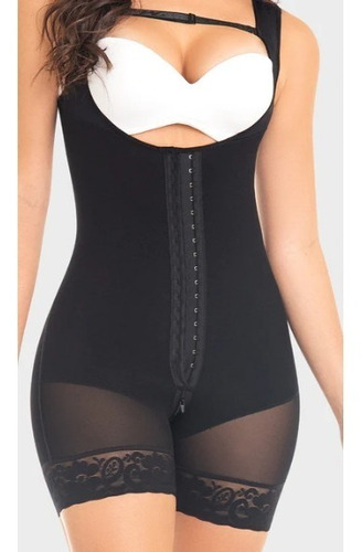 Faja Short Colombiana Myd Reductiva Ajustables Banda Senos