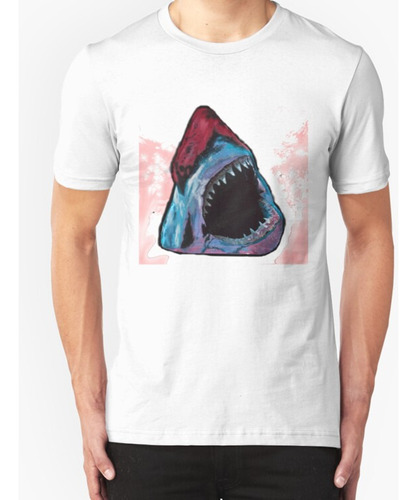 Franela  12th Doctor Galaxy Shark Camiseta