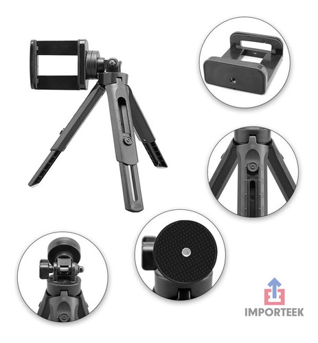 . Soporte Tripie Celular Adaptador Base Camara Universal 360