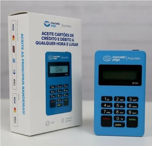 Imagem 3 de 4 de Máquina De Cartão Crédito E Débito Point Mini - Mercado Pago
