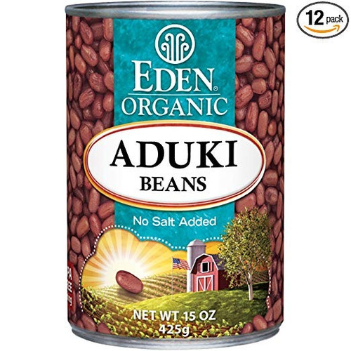 Frijoles Eden Orgánica Aduki, Sin Sal Añadida, Latas De 15 O