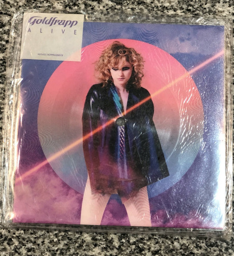 Goldfrapp Alive Picture Shaped Disc Single Vinilo