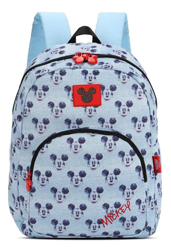 Mochila Disney Mickey Mouse Azul 37x28x13 Cm 13l