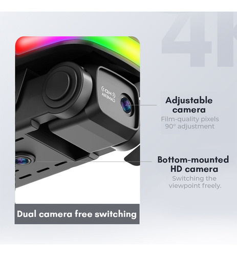 Drone U Con Cámara 4k Hd Fpv De Localización De Flujo Óptico