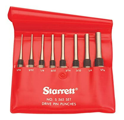 Conjunto Starrett S565pc Drive Pin Punch (8 Piezas).