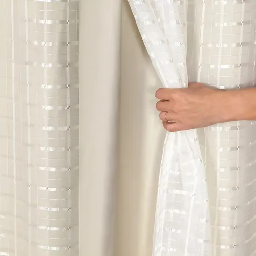 Cortina Blecaute Blackout Pvc Tecido Voil 2,80 X 1,60 Sala Quarto...