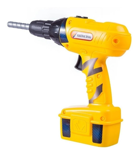 Kit Ferramentas Furadeira Elétrica Brinquedo Infantil Pilha