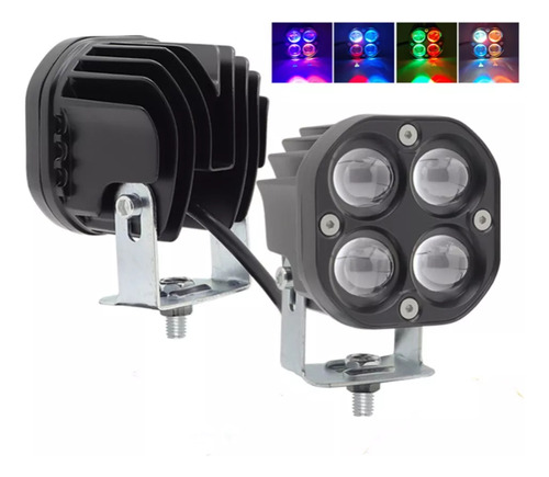 Foco Led De 40 W De Colores Rgb/estroboscópico 5000 Lúmenes