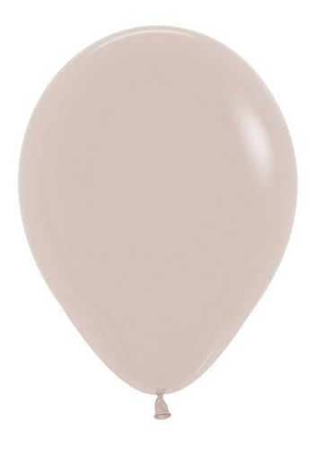 Balão Látex R5 Cor Areia-  Sempertex 1 Pacote