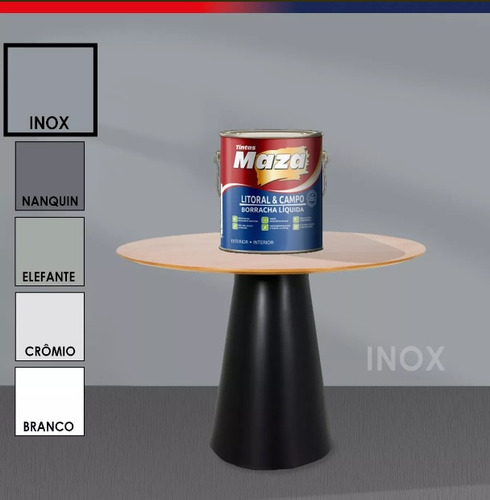 Tinta Borracha Liquida Maza Gl De 3,2 Ltrs Escolha 5 Cores