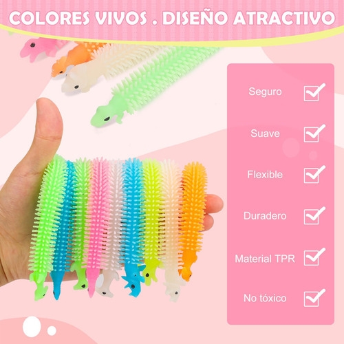 20 Piezas Juguetes De Cuerda Elástica, Juguetes Sensoriales