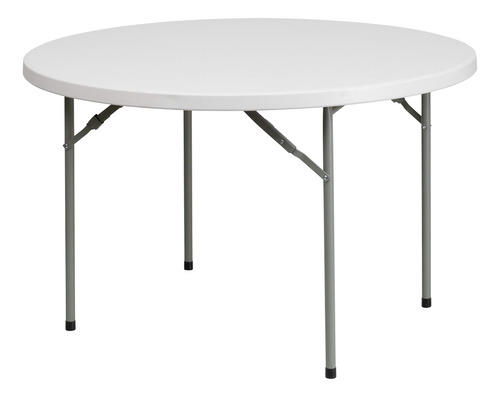 Flash Furniture Kathryn Mesa Plegable Redonda De Plstico Bla