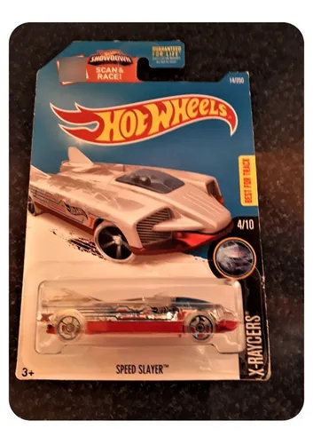 Hot Wheels Speed Slayer Transparente Hw X Raycers