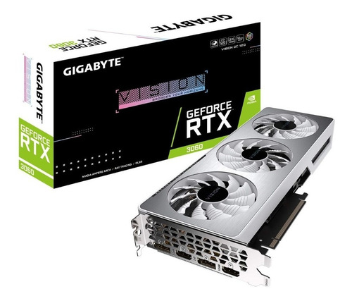 Imagen 1 de 3 de Gigabyte Geforce Rtx3060 Vision Oc 12g Graphiccard Gddr6jjj
