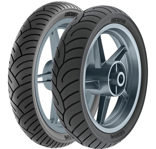 Par Pneus Burgman 400 Nes 125 120/70-13 53l Hb37 Rinaldi