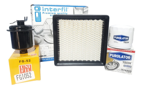 Kit De Filtros Honda Cr-v 2.0 1997-2001 Aire Aceite Y Gasoli