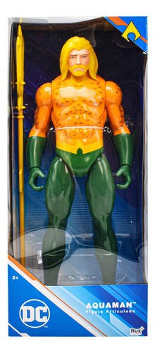 Dc Aquaman Con Tridente Figura Articulada 42cm Ruz Cd